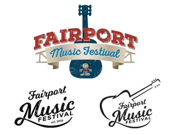Fairport Music Festival logos